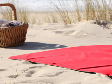 Picnictæpper til stranden eller haven