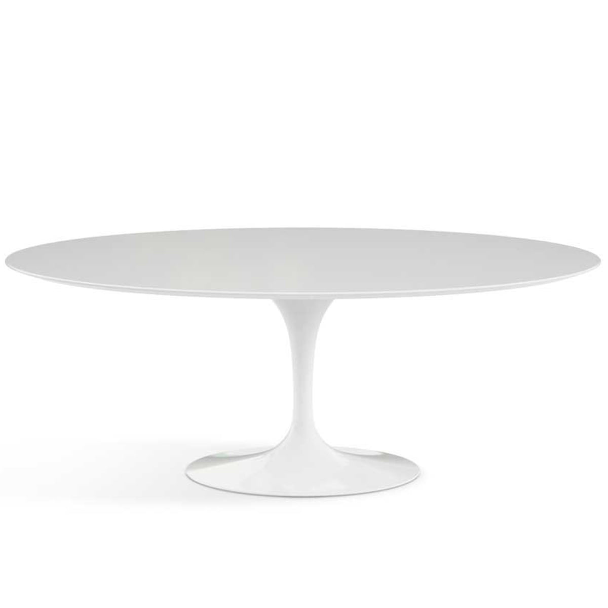 Tulip spisebordet designet af saarinen for knoll Spisebord ovalt hvidt