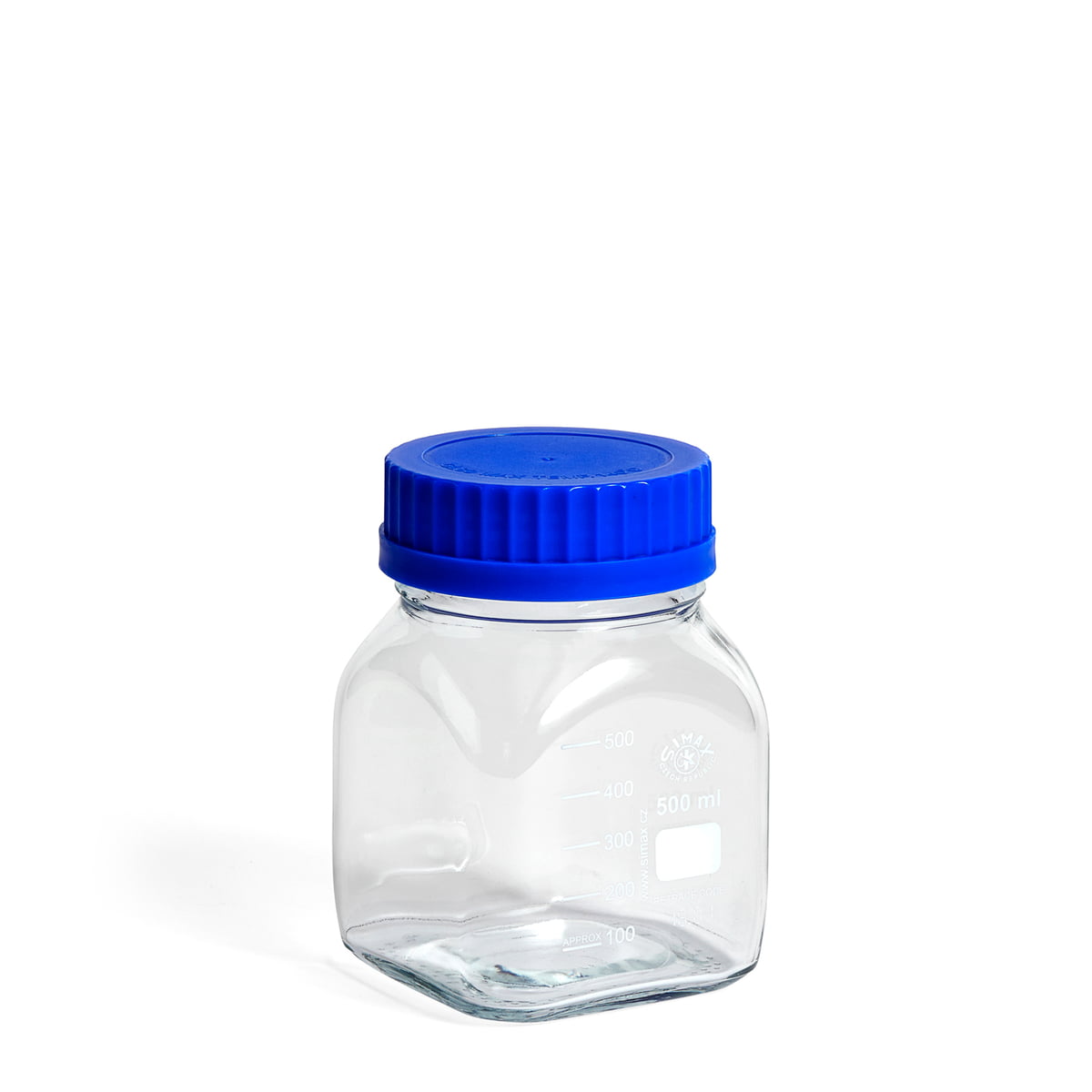 Hay – Laboratory Glass med låg, M, firkantetblå Hay – Laboratory Glass med låg, M, firkantetblå