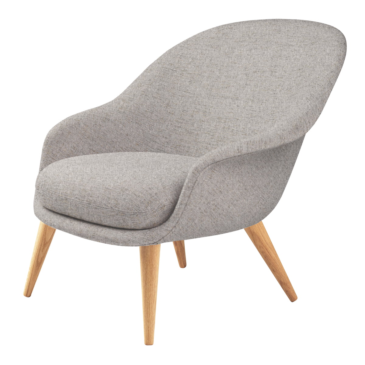 Gubi – Bat Lounge Chair, lav ryg, olieret egHallingdal 116 Gubi – Bat Lounge Chair, lav ryg, olieret egHallingdal 116
