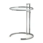 ClassiCon - Justerbart bord E1027, krom / krystalglas
