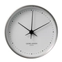Georg Jensen – Henning Koppel vægur, Ø 22 cm, rustfrit stål/hvid