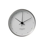 Georg Jensen – Henning Koppel vægur, Ø 10 cm, rustfrit stål/hvid