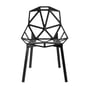 Magis - Chair One stabelbar stol, aluminium anodiseret sort/sort
