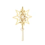 Georg Jensen – topstjerne, guldbelagt