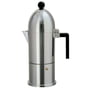 A di Alessi – La Cupola espressomaskine A9095, 30 cl, sort aluminium