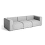 Hay - Mags sofa 3-personers, kombination 1, grå (Hallingdal 130) (EU)