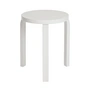 Artek - 60 skammel, hvid/hvid lakeret