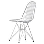 Vitra - Wire Chair DKR (H 43 cm), forkromet / uden betræk, filtglidere (basic dark)