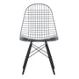 Vitra – Wire Chair DKW, basic dark/understel i sort ahorn, filtpuder (uden betræk)