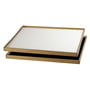 ArchitectMade - Tablett Turning Tray, 38 x 51 cm, sort / hvid