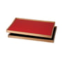 ArchitectMade - Tablett Turning Tray, 30 x 48 cm, sort / rød