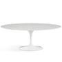 Knoll - Saarinen Tulip spisebord ovalt Ø 198 cm, hvid