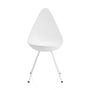 Fritz Hansen - Drop stol, hvid/hvid