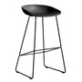 HAY - About A Stool AAS 38 barstol H 85, sort 2. (filt glider)
