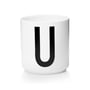 Design Letters – AJ porcelænskop U, hvid