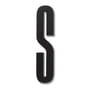 Design Letters – træbogstaver, S, sort