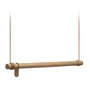 Lind DNA - Swing hængende garderobe M (80 cm), naturlig eg / naturlæder