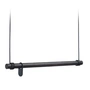 Lind DNA - Swing hængende garderobe M (80 cm), sort eg / sort læder