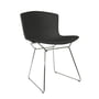 Knoll - Bertoia plaststol, krom/sort