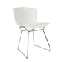 Knoll - Bertoia plaststol, krom/hvid