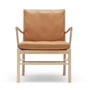 Carl Hansen - OW149 Colonial Chair, sæbebehandlet eg / læder SIF 95