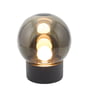 Pulpo – Boule Small bordlampe, røgfarvet/røgfarvet/sort fod