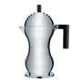 Alessi - Pulcina espressomaskine, 30 cl, sølv/sort