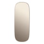 Muuto - Framed Mirror, stort, taupe / taupe glas
