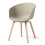HAY - About A Chair AAC 22, lakeret eg / pastelgrøn 2. (plastiksvævefly)