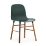 Normann Copenhagen - Form stol, valnød / grøn