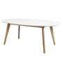 Andersen Furniture - DK10 ovalt udtræksbord, olieret eg/hvid