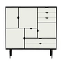 Andersen Furniture - S3 kommode, olieret valnød / fronter hvid