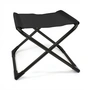 Fiam – Chico taburet, aluminium sort / sort 
