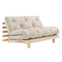 Karup Design - Roots sovesofa, 140 x 200 cm, naturfyr/beige (747)