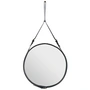 Gubi - Adnet spejl Ø 70 cm, sort