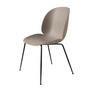 Gubi - Beetle Spisestuestol, Conic Base sort / ny beige
