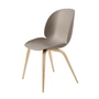 Gubi – Beetle spisebordsstol, træben, eg/ny beige