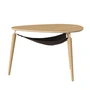 Umage - Hang Out sofabord, naturlig eg / messing