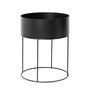 Ferm Living - Plant Box rund, sort