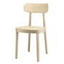 Thonet - 118 stol, kurveflet med plastmateriale / lys bøg (TP 107)