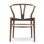 Carl Hansen - CH24 Wishbone Chair, røget bejdset eg/sort flet