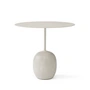 & Tradition - Lato sidebord ovalt 40 x 50 cm, H 45 cm, elfenbenshvid / crema diva marmor