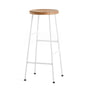 Hay – Cornet barstol høj H 75 cm, olieret eg/cremefarvet