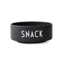 Design Letters - Snack skål, sort/hvid