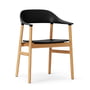 Normann Copenhagen – Herit armlæn stol, eg/sort