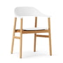 Normann Copenhagen – Herit armlæn stol, eg/hvid