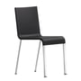 Vitra - .03 stol ikke stabelbar, blank krom / basic dark (filt glidere)
