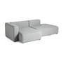 Hay - Mags Sofa 2,5 personers, kombination 3, armlæn venstre / lysegrå (Hallingdal 130) (EU)