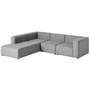 Hay - Mags sofa, hjørnekombination 2, venstre / grå (Hallingdal 116) (EU)